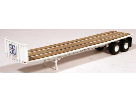40' Trailmobile Flatbed Trailer -- Atchison, Topeka & Santa Fe (White K)-2