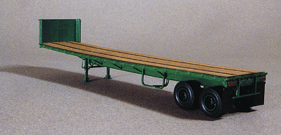 40' Trailmobile Flatbed Trailer -- United States Army (green)