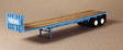 40' Trailmobile Flatbed Trailer -- Viking Freight (blue)