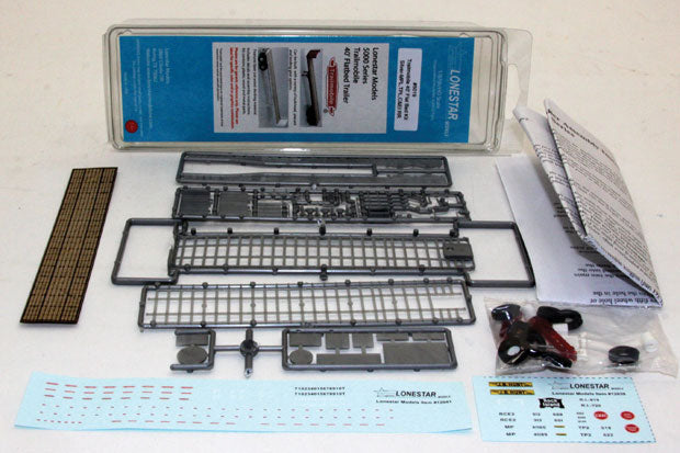Trailmobile 40' Flatbed Trailer - Kit -- Silver (MP, C&EI, T&P Decals)-2