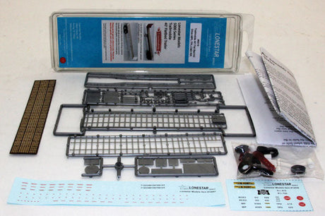 Trailmobile 40' Flatbed Trailer - Kit -- Silver (MP, C&EI, T&P Decals)-3