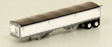 Wilson 43' Pacesetter Grain Trailer - Kit -- Black Tarp & White Painted Panels-1