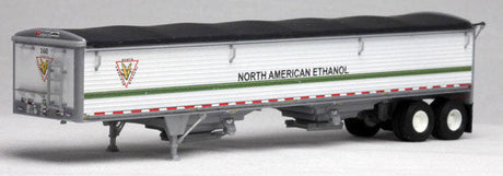 Wilson 43' Pacesetter Grain Trailer - Kit -- North American Ethanol (white, green, black; Walthers Ethanol Series Scheme)-1
