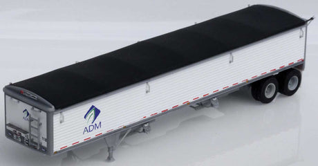 Wilson 43' Pacesetter Grain Trailer - Kit -- Archer-Daniels-Midland (white, black, green, blue, leaf logo)