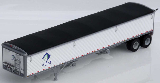 Wilson 43' Pacesetter Grain Trailer - Kit -- Archer-Daniels-Midland (white, black, green, blue, leaf logo)