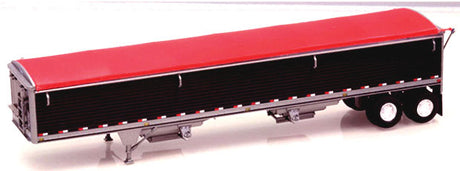Wilson 43' Pacesetter Grain Trailer - Kit -- Black, Red Tarp-1