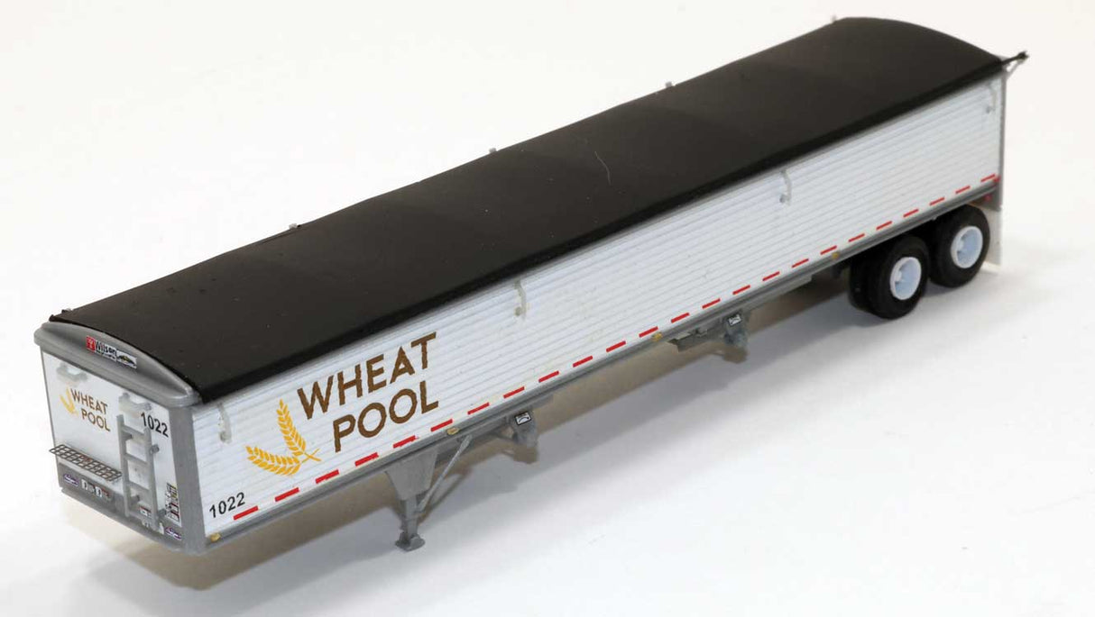 Wilson 43' Pacesetter Grain Trailer - Kit -- Ontario Wheat Pool (white, brown, yellow, black)-1