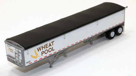 Wilson 43' Pacesetter Grain Trailer - Kit -- Ontario Wheat Pool (white, brown, yellow, black)-1