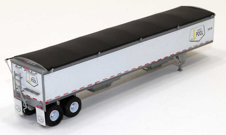 Wilson 43' Pacesetter Grain Trailer - Kit -- Alberta Pool (white, yellow, black)-2