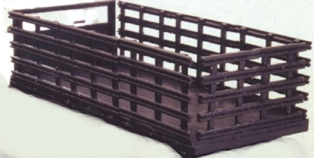 Stake Bed Only (Steel Type) -- Molded Black