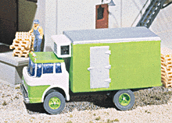 Cab-over Reefer truck