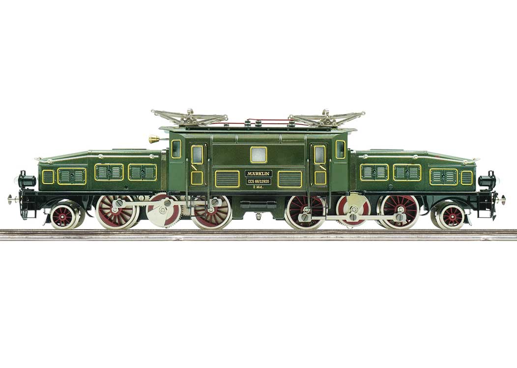 Replica CCS 66 Crocodile Electric Locomotive - 3-Rail - Digital -- Marklin (green, red, yellow)-2