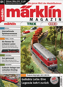 Marklin Magazine -- 2011 Issue #1 (German Language Only)