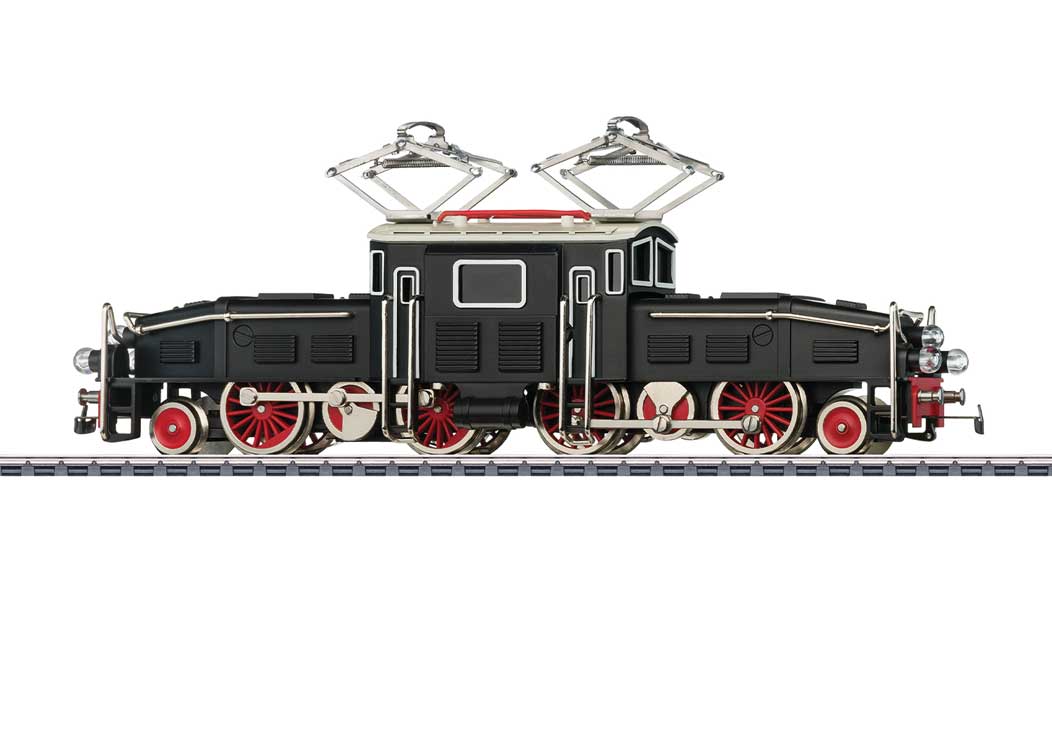 Retro Crocodile Electric CCS 700 - 3-Rail - Digital -- 2025 Toy Fair (black, silver, red)-1