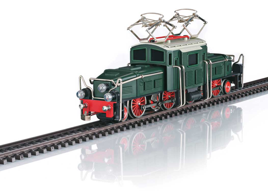 Crocodile Replica - 3-Rail - Digital -- Not a Scale Model - Replica of 1st Marklin Crocodile Model (green)-1