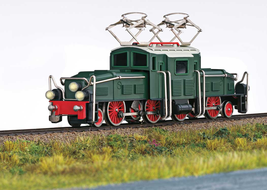 Crocodile Replica - 3-Rail - Digital -- Not a Scale Model - Replica of 1st Marklin Crocodile Model (green)-4