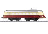 TWE 700 Replica Powered Rail Car - 3-Rail - Digital -- Red, Ivory, Silver-2