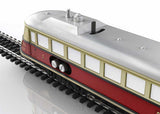 TWE 700 Replica Powered Rail Car - 3-Rail - Digital -- Red, Ivory, Silver-4