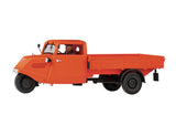 Tempo Hanseat Three-Wheeler Low-Side Truck - Assembled -- Orange-2