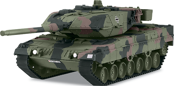 4MFOR Metal Military Mission(R) Modern German Army (BW) Diecast Models -- "Leopard" 2 A6 Tank