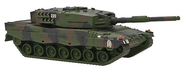 4MFOR Metal Military Mission(R) Swiss Army Diecast Model -- Type 87 Combat Tank (Leopard 2)