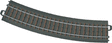 My World C Track -- Curved Section Turnout Branch 17-1/4"  43.8cm Radius R2 30 Degree