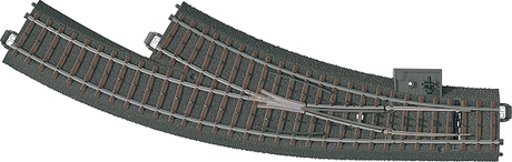 3-Rail C Track - My World -- Right Hand Manual Curved Turnout