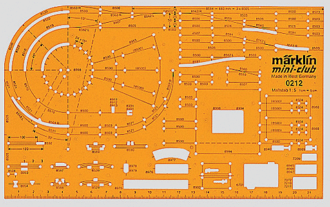 Track Planning Stencil -- Z Track