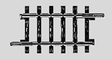 K-Track -- Straight - 1-3/4"  4.4cm