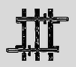 K-Track -- Straight - 7/8"  2.2cm