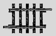K-Track -- Straight - 1-3/8"  3.5cm
