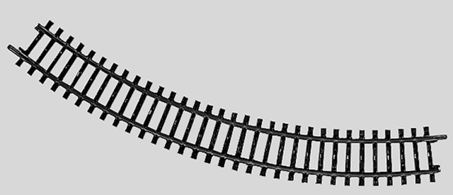 K Track -- 11-5/8" Radius Curve