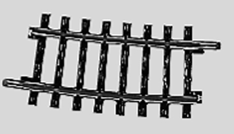 K Track -- 16-3/4"  424.6mm, 7-Degree, 30' Radius Curve