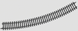 K Track -- 24-3/8" 618.5mm 30 Degree Radius Curve
