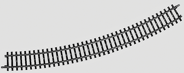 K Track -- 24-3/8" 618.5mm 30 Degree Radius Curve