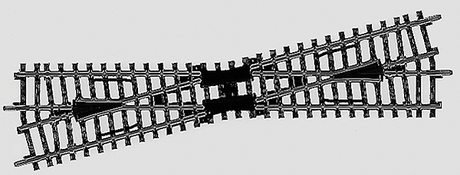 K Track Wide Radius Crossing -- 14 Degree 26'