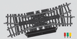 K Track Remote Switch -- Double Slip
