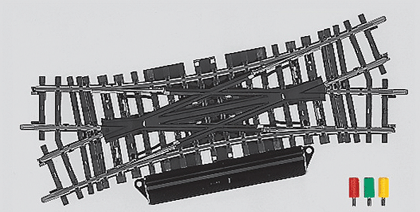 K Track Remote Switch -- Double Slip