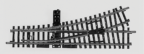K Track Manual Turnout -- Left-Hand pkg(2)