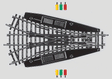 K-Track Remote Turnout -- Three-Way