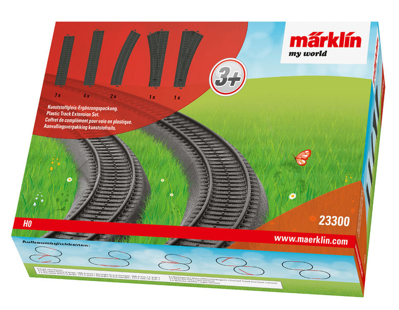 Plastic Track Extension Set - My World -- For Battery Starter Sets Only-1