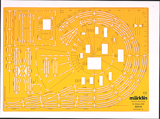 Track Planning Stencil for C Track