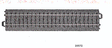 3-Rail C Track -- Straight - 6-3/4"  17.2cm