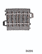 3-Rail C Track -- R2 Curve 17-1/4"  43.8cm Radius, 5.7-Degree