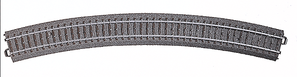 3-Rail C Track -- R5 Curved, 25-5/16"  64.4cm Radius, 30 Degrees-1