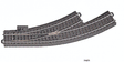 3-Rail C Track -- Left Hand Manual Curved Turnout