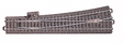 C-Track -- Wide Radius Turnout - 9-15/16"  25.2cm - Left