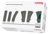 D2 C-Track 3-Rail Extension Set w/Digital Turnouts -- Requires Central Station for Digital Turnout Control (Sold Separately)-2
