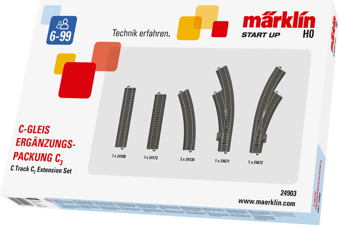 C-Track 3-Rail -- C3 Extension Set-2