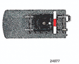 3-Rail C Track -- Track End w/Bumper